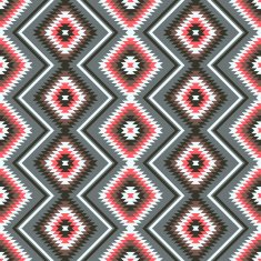 Ethnic ornament geometric seamless pattern
