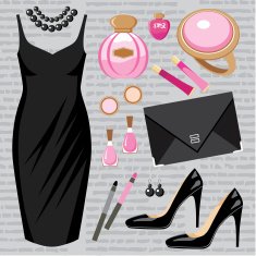 Fashionable set with a dress N3