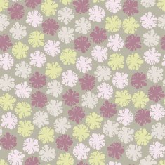 Elegance seamless pastel flower pattern