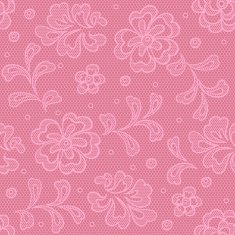 Seamless lace pattern flower vintage vector background N9