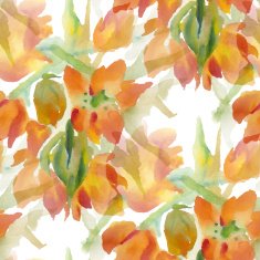 Watercolor Flowers N36