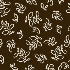 Seamless nature pattern with abstract leaves N3