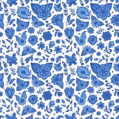 Seamless Floral Pattern N677