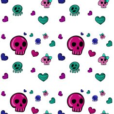 Emo style seamless pattern N2 free image download