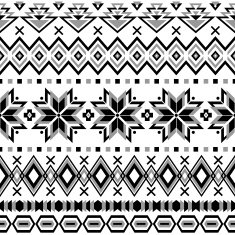 Aztec seamless pattern N16