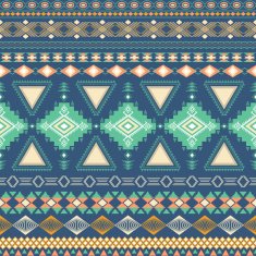 Tribal aztec seamless pattern N35