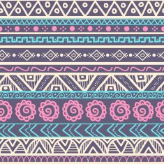 Tribal aztec seamless pattern N36