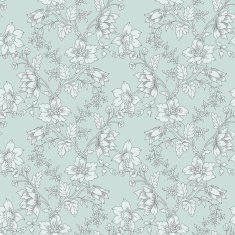 Abstract vintage seamless damask pattern N34