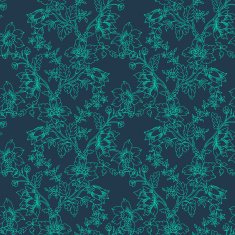 Abstract vintage seamless damask pattern N36