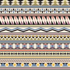 Tribal aztec seamless pattern N37