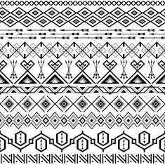 Aztec seamless pattern N19