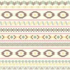 Tribal aztec seamless pattern N38