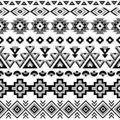 Aztec seamless pattern N24