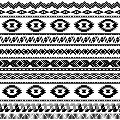 Aztec seamless pattern N25
