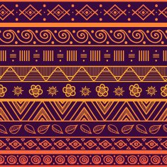 Tribal aztec seamless pattern N44