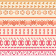 Tribal aztec seamless pattern N45