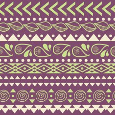 Tribal aztec seamless pattern N46