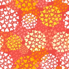Seamless pattern with hearts N52