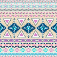 Tribal aztec seamless pattern N51
