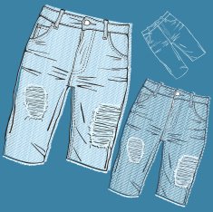 Shabby jeans
