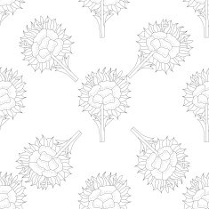 Abstract Seamless pattern with floral background N4
