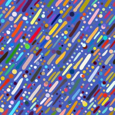 Pattern with hand drawn colourful stripes N3