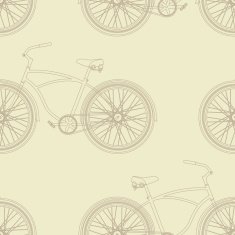 Bicycle seamless pattern N9