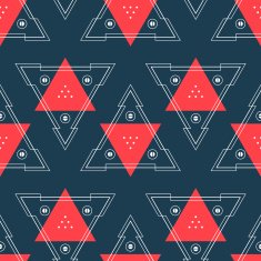 Abstract Background Geometric Seamless Pattern N6