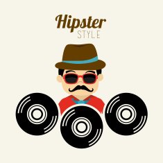 Hipster design vector illustration N38