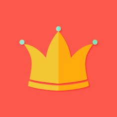 Diadem Christmas Flat Icon