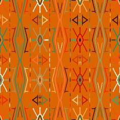 Vector seamless ethnic pattern N35