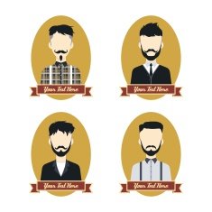 gentleman cartoon avatar N37