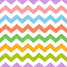 Colorful seamless zig zag pattern