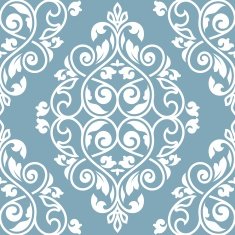 seamless damask pattern N24