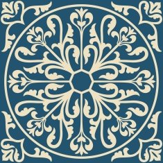Ornamental floral element for design N8