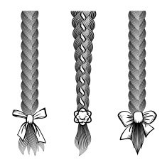 Hair braids set