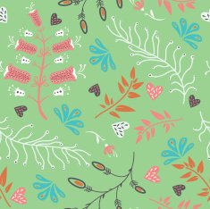 cute floral pattern N18