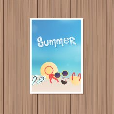 Vintage summer poster N2