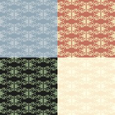 Set of seamless vintage patterns N42