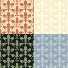Set of seamless vintage patterns N54