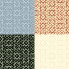 Set of seamless vintage patterns N56
