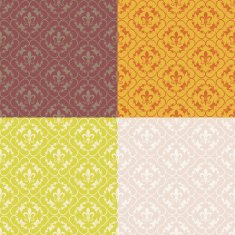 Set of seamless vintage patterns N58