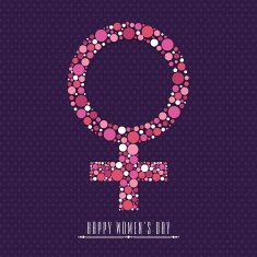 International Women's Day celebration with female symbol N4