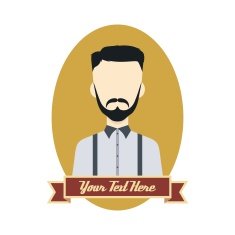 gentleman cartoon avatar N39