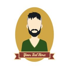 gentleman cartoon avatar N42