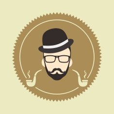 gentleman cartoon avatar N44
