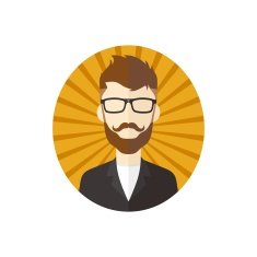 gentleman cartoon avatar N47