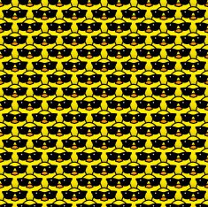 Staring Yellow Chicks in Black Sunglasses