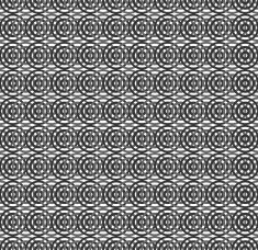 Black and White Circle Seamless Pattern Background N6