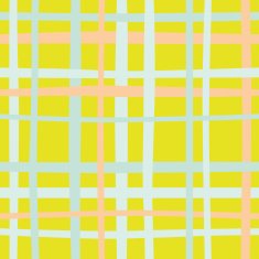 Hand drawn seamless plaid pattern